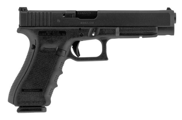 Picture of Glock G34 Gen4 Competition Mos 9Mm Luger 5.31" Barrel 17+1, Black Frame & Mos Slide, Finger Grooved Rough Texture Grip, Modular Backstrap, Safe Action Trigger, Optics Ready (Us Made) 