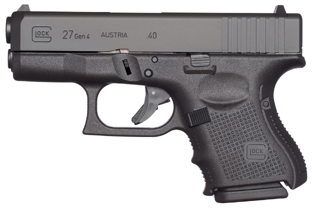 Picture of Glock G27 Gen4 Subcompact 40 S&W 3.43" Barrel 9+1, Black Frame & Slide, Finger Grooved Rough Texture Grip, Modular Backstrap, Reversible Mag. Catch, Safe Action Trigger (Us Made) 