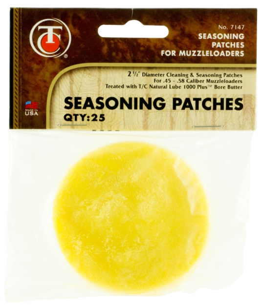 Picture of T/C Accessories Seasoning Patches Natural Lube Cotton 2.50" 25 Per Pack 