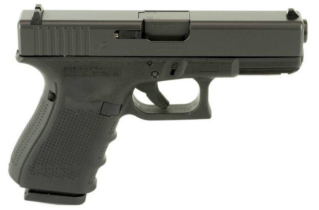 Picture of Glock G23 Gen 4 Rebuilt 40 S&W 4.02" 13+1 Black Ndlc Steel Slide Black Polymer Frame With Finger Grooves 