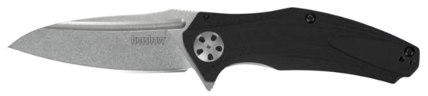 Picture of Kershaw Natrix 3.25" Folding Drop Point Plain Stonewashed 8Cr13mov Ss Blade Black G10 Handle Includes Pocket Clip 