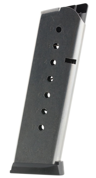 Picture of Mec-Gar Standard Stainless Detachable 8Rd 45 Acp For 1911 Government 