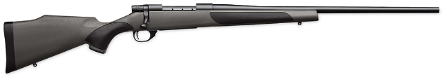 Picture of Weatherby Vanguard 240 Wthby Mag Caliber With 5+1 Capacity, 24" Barrel, Matte Blued Metal Finish & Gray With Black Panels Fixed Monte Carlo Griptonite Stock Right Hand (Full Size) 