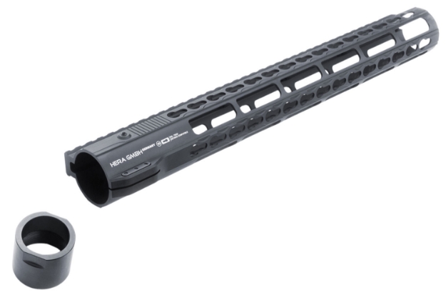 Picture of Hera Arms Irs Handguard 15" Free-Floating, Keymod Style Made Of Aluminum With Black Anodized Finish For Ar-10 