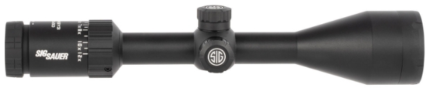 Picture of Sig Sauer Electro-Optics Whiskey3 Black Anodized 4-12X50mm 1" Tube Illuminated Hellfire Quadplex Reticle 