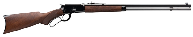 Picture of Winchester Repeating Arms Model 1892 Deluxe 357 Mag Caliber With 12+1 Capacity, 24" Octagon Barrel, Brushed Polish Blued Metal Finish & Walnut Fixed Pistol Grip Stock Right Hand (Full Size) 