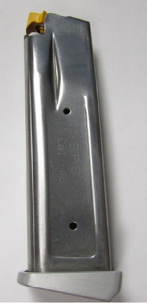 Picture of Sps Oem Sps Pantera 13Rd 45 Acp, Silver W/ Aluminum Floor Plate 