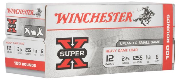 Picture of Winchester Ammo Super X Heavy Game Load 12 Gauge 2.75" 1 1/8 Oz 1255 Fps 6 Shot 100 Bx/2 Cs (Value Pack) 