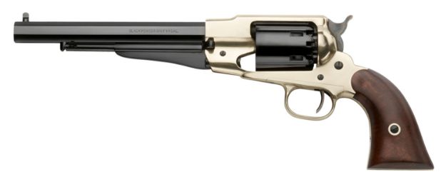 Picture of Pietta Rgb44 1858 Rem Texas 44 Cal 6 Shot 8" Blued Octagonal Steel Barrel & Cylinder, Brass Frame, Walnut Grip 