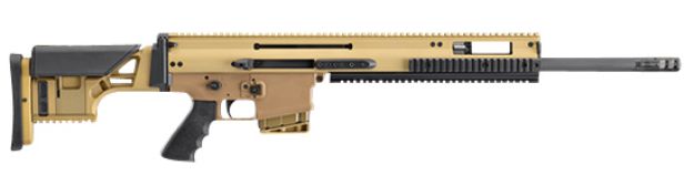 Picture of Fn Scar 20S 7.62X51mm Nato 20" Barrel 10+1, Flat Dark Earth Adjustable Precision Stock, Black Hogue Rubber Grip, Optics Ready 