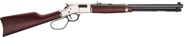 Picture of Henry Big Boy Silver 45 Colt (Lc) Caliber With 10+1 Capacity, 20" Blued Barrel, Silver Metal Finish, American Walnut Stock & Large Loop Right Hand (Full Size) 