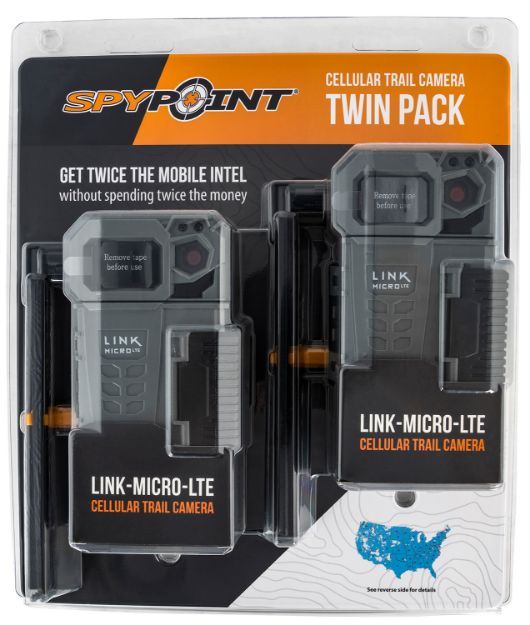 Picture of Spypoint Link-Micro-Lte Usa Nationwide Gray None Display 10 Image Mp Resolution Micro Sd Card 32Gb Memory 2 Pk 