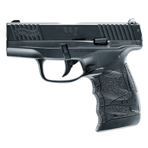 Picture of Umarex Walther Air Guns Walther Pps M2 Bb Gun Pistol Co2 177 Bb Black Frame Black Polymer Grip 