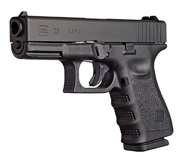 Picture of Glock G23 Rebuilt 40 S&W 4.02" 13+1 Black Polymer Frame Black Steel Slide Black Polymer Grip Fixed Sights 