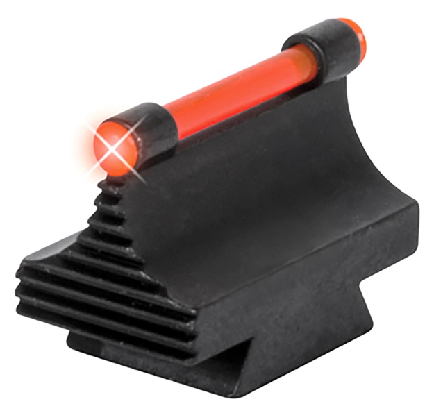 Picture of Truglo 3/8" Dovetail Front Sight Black 0.343" Red Ramp For Rifle 