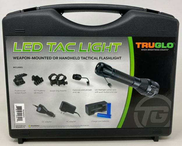 Picture of Truglo Tg-Tg7670t1 Light Kit Tactical 250 Lumens Output White Black Anodized Aluminum 