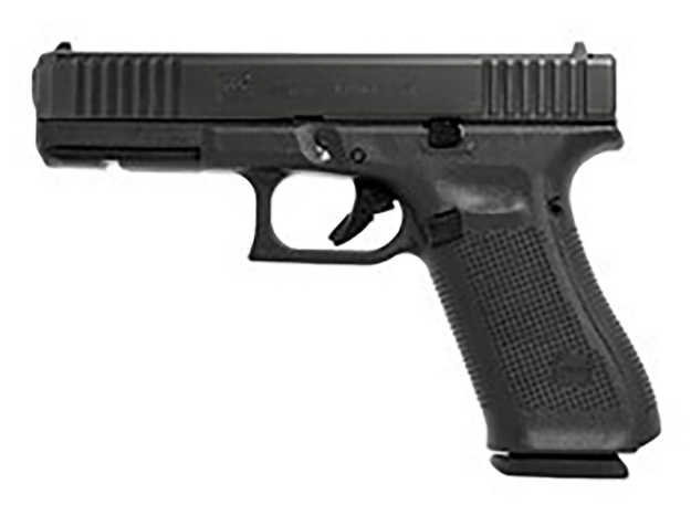 Picture of Glock G22 Gen5 Rebuilt 40 S&W 4.49" 15+1 Black Black Ndlc Steel Slide Black Rough Texture Interchangeable Backstraps Grip 