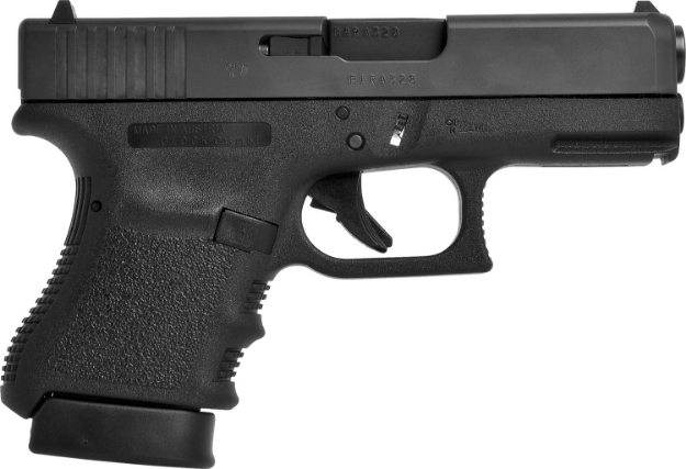 Picture of Glock G36 Sub-Compact 45 Acp 6+1 3.78" Hammer Forged Barrel Matte Black Steel Slide Black Black Textured Finger Grooved Polymer Grips Right Hand 