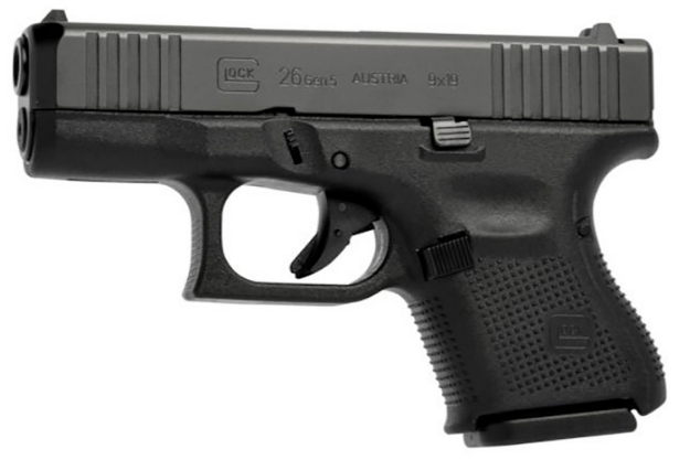 Picture of Glock G26 Rebuilt 9Mm Luger 3.43" 10+1 Black Ndlc Steel Slide Interchangeable Backstrap 