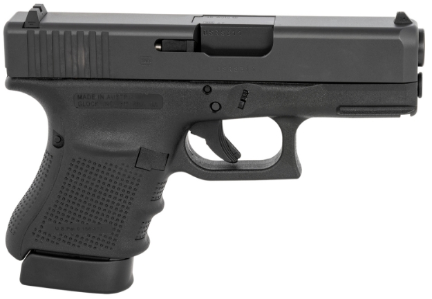 Picture of Glock G30 Gen4 Subcompact 45 Acp 3.78" Barrel 10+1, Black Frame & Slide, Finger Grooved Rough Texture Grip, Modular Backstrap, Reversible Mag. Catch, Safe Action Trigger 