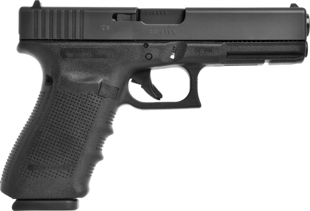 Picture of Glock G20 Gen4 10Mm Auto 4.61" Barrel 15+1, Black Frame & Slide, Modular Backstrap, Reversible Mag. Catch, Safe Action Trigger 