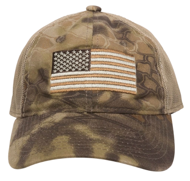 Picture of Outdoor Cap Usa-200M Usa Flag Kryptek Highlander/Tan Hook & Loop Osfa Unstructured 