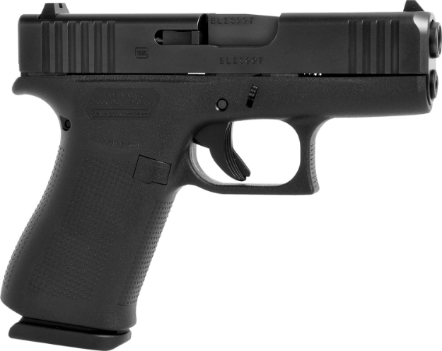 Picture of Glock G43x Subcompact 9Mm Luger 3.41" Glock Marksman Barrel 10+1, Black Slimline Frame & Ndlc Slide, Rough Texture Beavertail Grip, Reversible Mag. Catch, Safe Action Trigger 