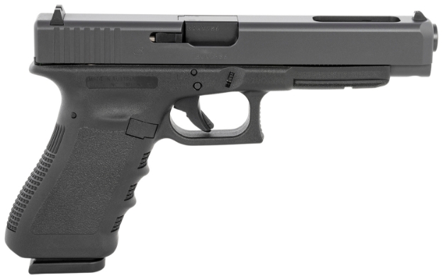 Picture of Glock G35 Gen3 Competition 40 S&W 5.31" Barrel 15+1, Black Frame & Slide, Finger Grooved Rough Texture Grip, Adjustable Sights, Safe Action Trigger 