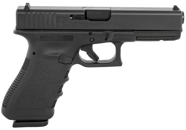 Picture of Glock G22 Gen3 40 S&W 4.49" Barrel 15+1, Black Frame & Slide, Finger Grooved Rough Texture Polymer Grip, Safe Action Trigger 