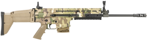 Picture of Fn Scar 17S Nrch 7.62X51mm Nato 16.25" Barrel 10+1, Multicam Receiver, Fde Telescoping Side-Folding Stock With Adjustable Cheekpiece, Optics Ready 