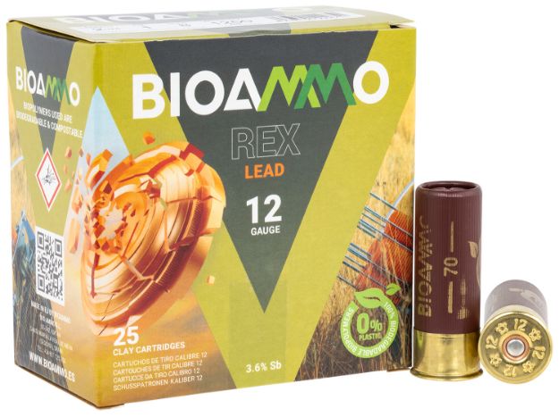 Picture of Bioammo Rex Competition 12 Gauge 2.75" 1 Oz 8 Shot 25 Per Box/ 10 Cs 