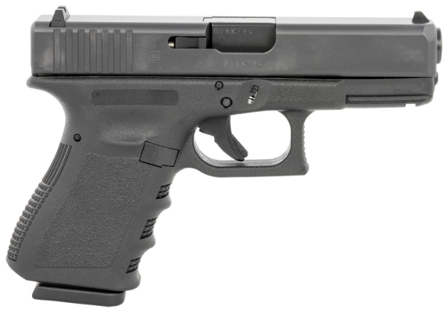 Picture of Glock G38 Gen3 Compact 45 Gap 4.02" Barrel 8+1, Black Frame & Slide, Finger Grooved Rough Texture Grip, Safe Action Trigger 