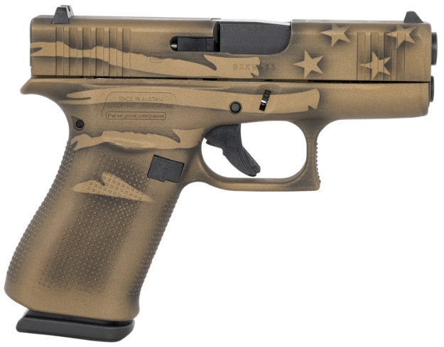 Picture of Glock Px4350204-Bbbwflag G43x 9Mm 10R Cera