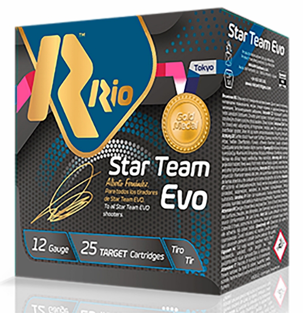 Picture of Rio Ammunition Star Team Evo Target Load 12 Gauge 2.75" 1 Oz 8 Shot 25 Per Box/ 10 Cs 