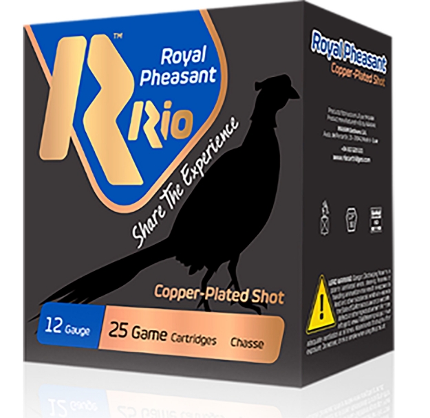 Picture of Rio Ammunition Royal Pheasant High Velocity 12 Gauge 2.75" 1 1/4 Oz 5 Shot 25 Per Box/ 10 Cs 