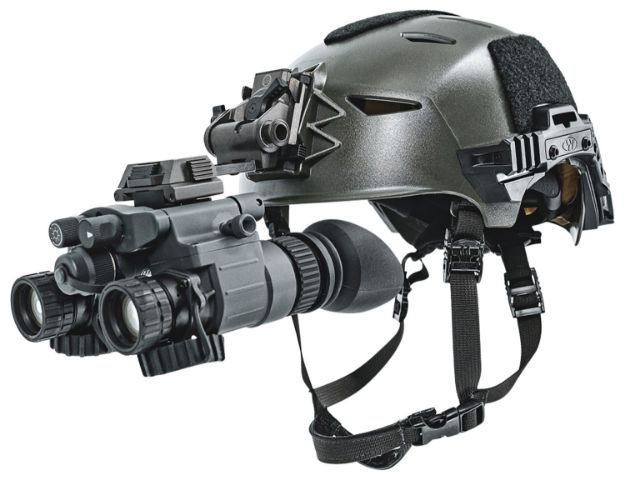 Picture of Armasight Bnvd-51W Pinnacle Night Vision Goggles Black Hardcoat Anodized 1X 19Mm Generation 3 64-81 Lp/Mm Resolution Features Team Wendy Bump Helmet/Bag/Mount 