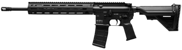 Picture of Hk Mr556 A1 5.56X45mm Nato 16.50" 10+1, Black, Adjustable Stock, Polymer Grip, Gas Piston Driven System 