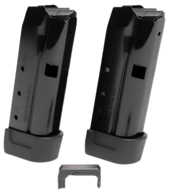 Picture of Shield Arms Z9 Magazine Combo (2 Mags) 9Rd For Glock 43, Black, Includes Magazine Release 