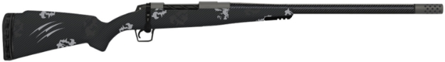 Picture of Fierce Firearms Ct Rogue 6.5 Prc 4+1 20" Carbon Fiber C3 Carbon Fiber Barrel Glacier Cerakote Titanium Phantom Camo Fixed Fierce Rogue Stock Stock Right Hand 