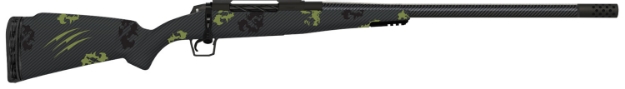 Picture of Fierce Firearms Ct Rogue 6.5 Prc 3+1 22" Carbon Fiber 24" C3 Carbon Fiber Barrel Black Cerakote Titanium Forest Camo Fixed Fierce Rogue Stock Stock Right Hand 