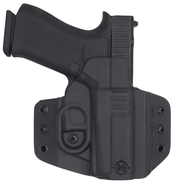 Picture of C&G Holsters Covert Owb Black Kydex Belt Loop Glock 43/43X/Mos 