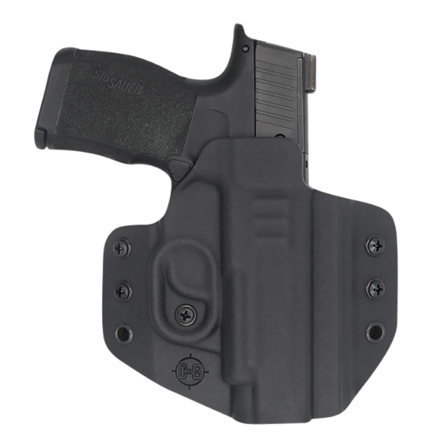 Picture of C&G Holsters Covert Owb Black Kydex Belt Loop Fits Sig P365 Xl Right Hand 