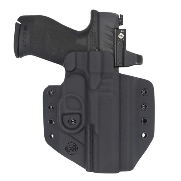 Picture of C&G Holsters Covert Owb Black Kydex Belt Loop Fits Walther Pdp 4.5" Right Hand 