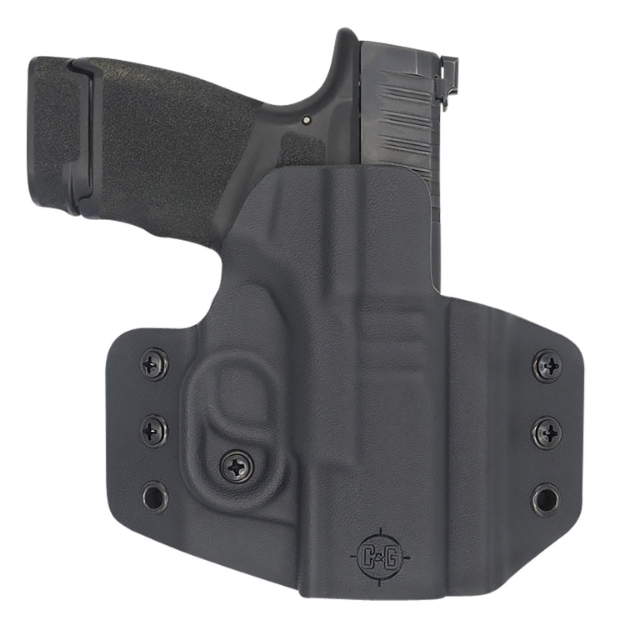 Picture of C&G Holsters Covert Owb Black Kydex Belt Loop Fits Springfield Hellcat Right Hand 