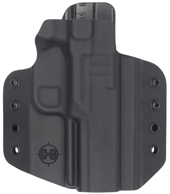 Picture of C&G Holsters Covert Owb Black Kydex Belt Loop Fits Fn 509/T Right Hand 