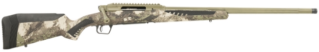 Picture of Savage Arms Impulse Big Game 243 Win 4+1 22" Threaded, Hazel Green Barrel/Rec, Woodland Camo Accustock With Accufit, Includes Detachable Box Mag 