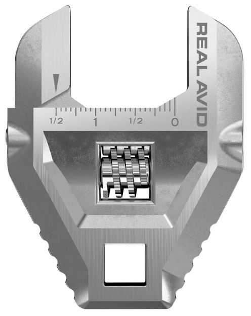 Picture of Real Avid Armorer's Master-Fit Adjustable Wrench Fits Up To 1.50" Firearm Nut, 1/2" Drive Torques Wrench 