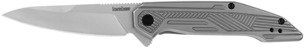 Picture of Kershaw Terrain 3.13" Folding Drop Point Plain Satin 8Cr13mov Blade Silver Stainless Steel Handle 