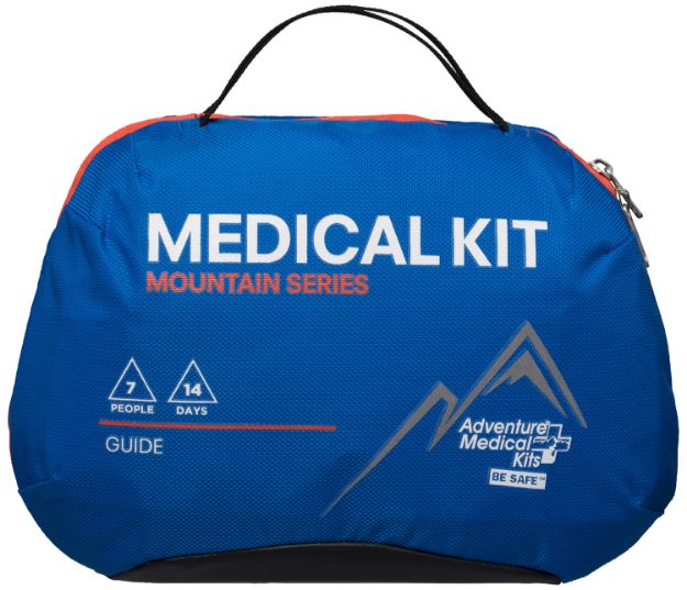 Picture of Adventure Medical Kits Mountain Guide Treats Injuries/Illnesses Water Resistant Blue 