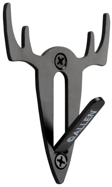 Picture of Allen Trophy Wall Hook Black Steel Includes Screws / Drywall Hooks 2 Pack 